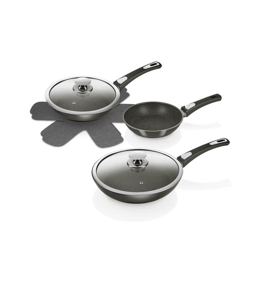 GENIUS - Set de poêle Bonafit 20 cm/24 cm/28 cm