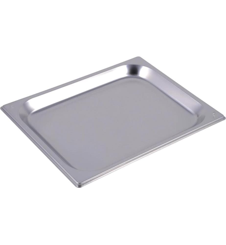 INOX - Plaque gn 1/2 20 acier INOX -ydable 32.5 x 26.5 cm h2 cm