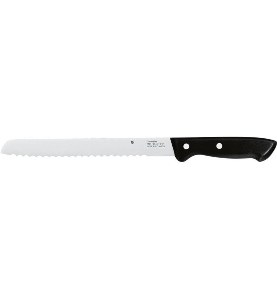 WMF - Couteau à pain Classic Line 21 cm, Noir