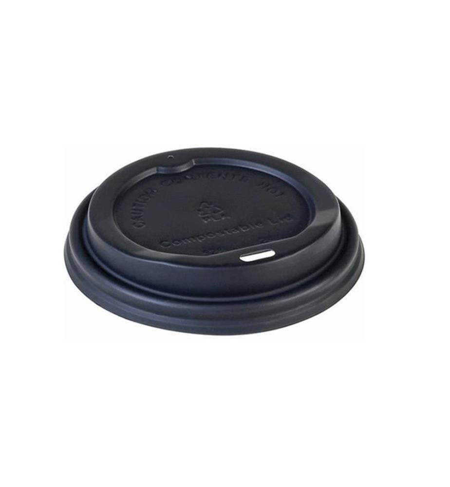 HAUSHALTSWARE - Couverture pour gobelet à café de 200 ml, 50 Pièce/s, Noir