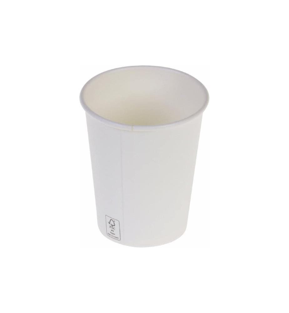 HAUSHALTSWARE - Tasses à café jetables 200 ml, 50 Pièce/s, Blanc