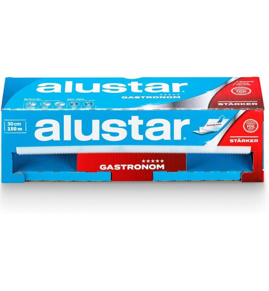 ALUSTAR - Papier aluminium Gastronom Profi Box 30 cm x 150 m