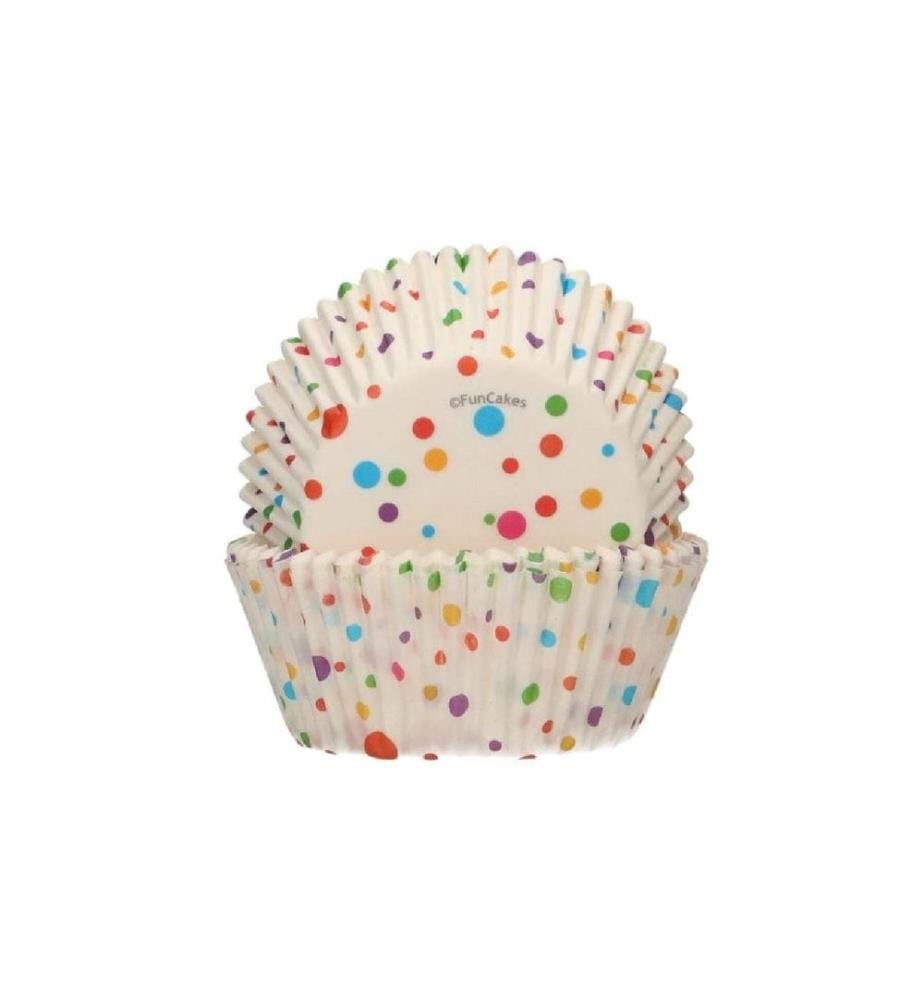FUNCAKES - Moule à muffins Confettis 48 Pièce/s