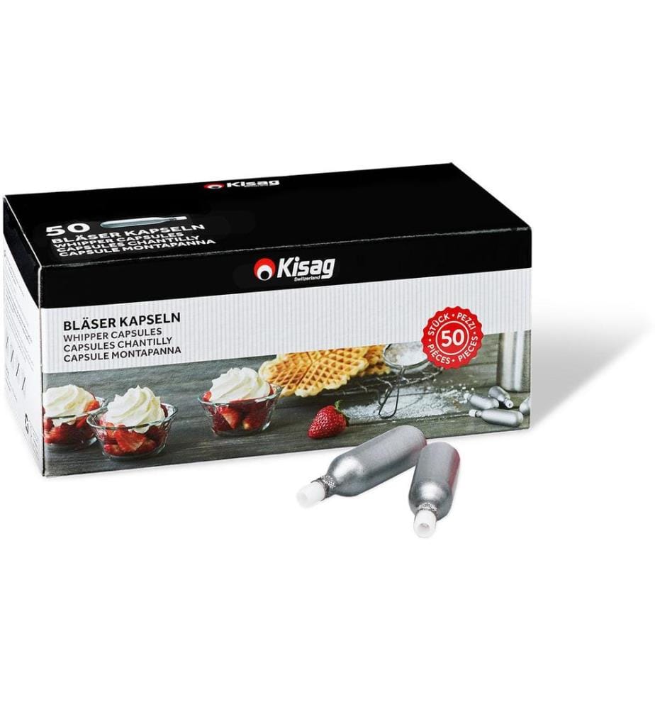 KISAG - Capsules pour souffleurs de crème 50 pièces