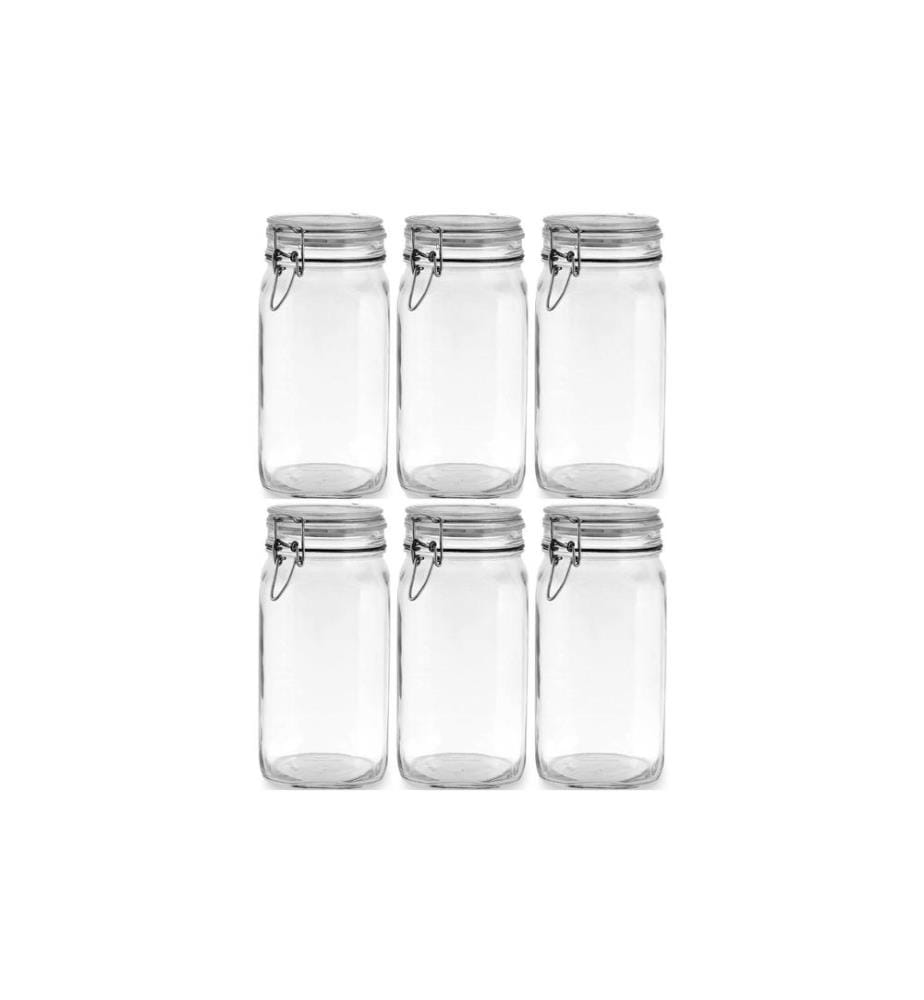 Bormioli Rocco Bocaux à conserves Fido 1,5 litre, 6 pièces