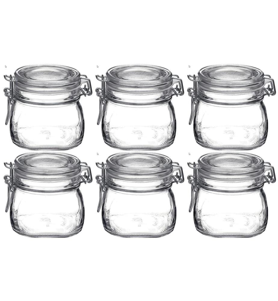 Bormioli Rocco Bocaux à conserves Fido 0,5 litre, 6 pièces