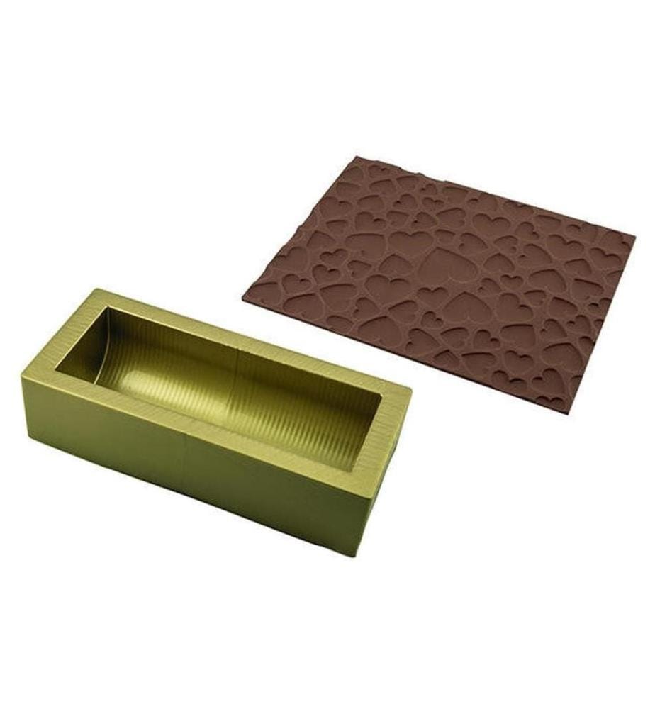 SILIKOMART - Plat à four carré Magic Love 29.6 x 13 cm