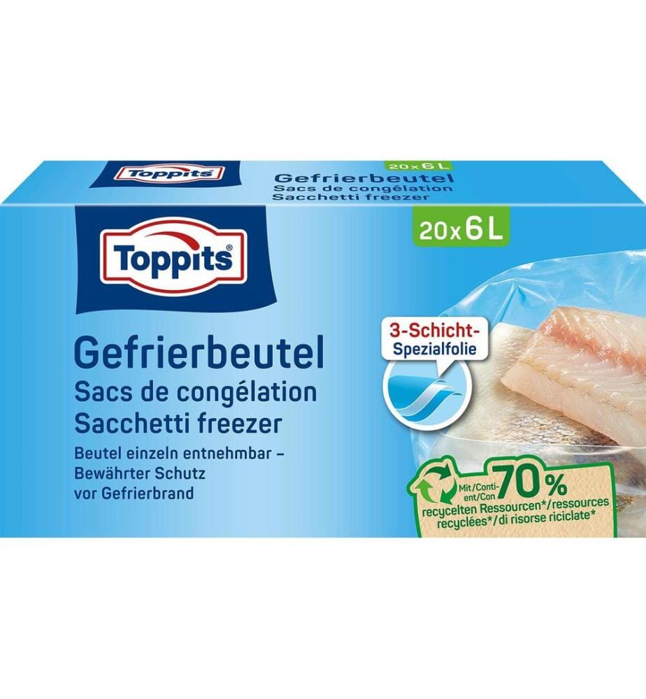 TOPPITS - Sacs de congélation 20 pièces