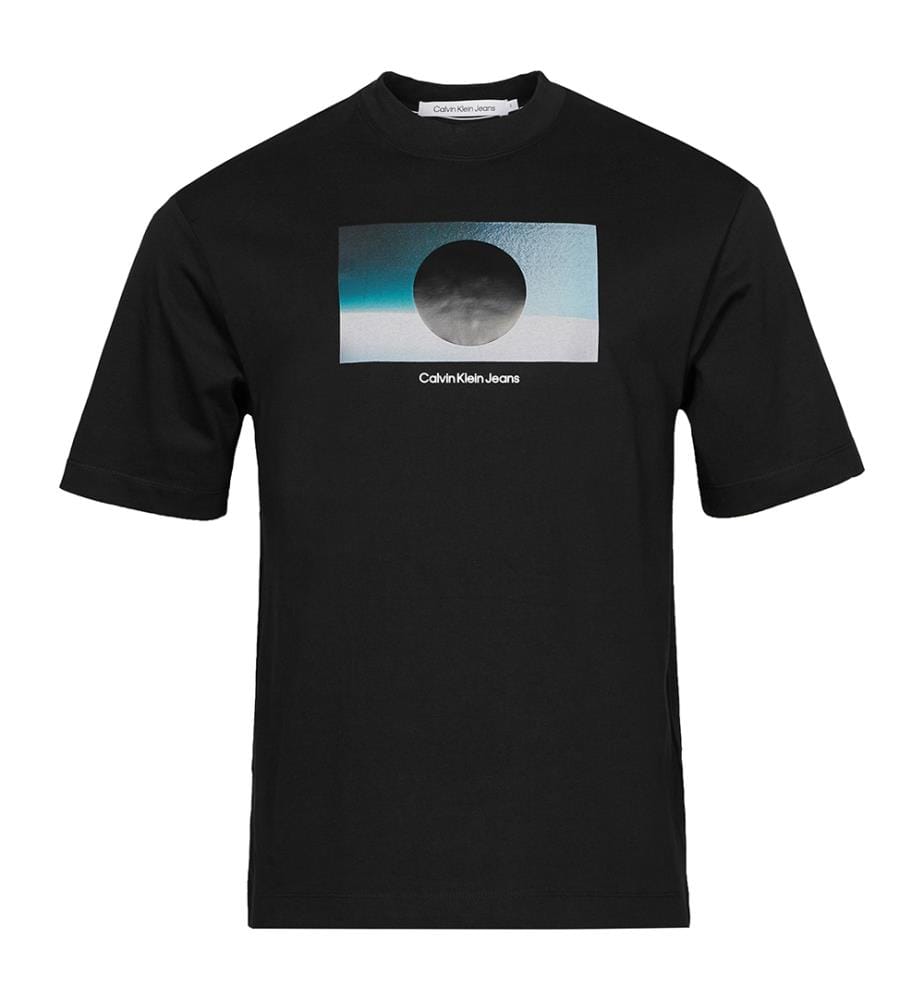 T-Shirt Cut Out Box Graphic - Noir