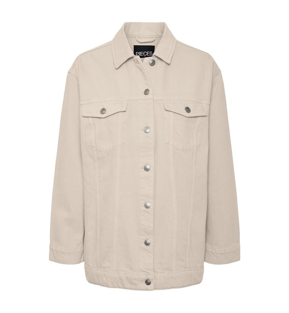 Veste en jean oversize Tika - Blanc