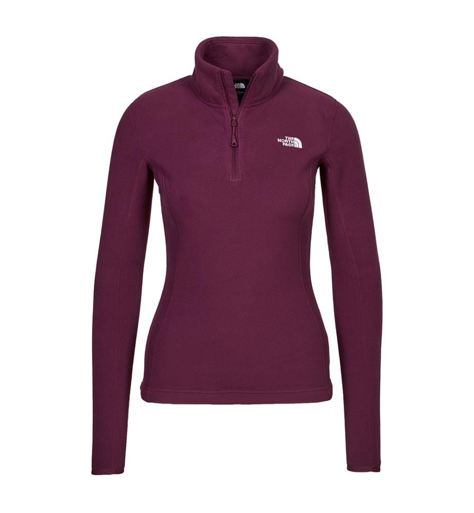 Pull 100 Glacier ¼ Zip - Bordeaux