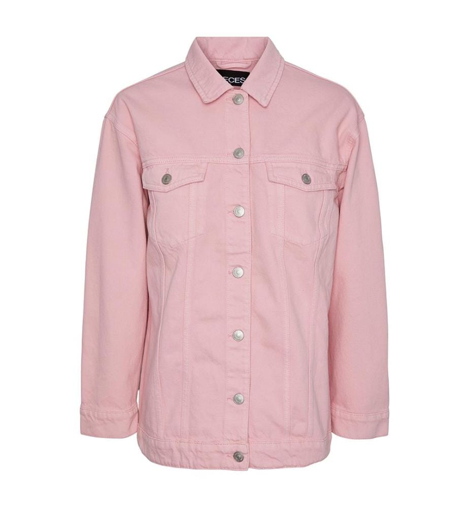 Veste en jean oversize Tika - Rose