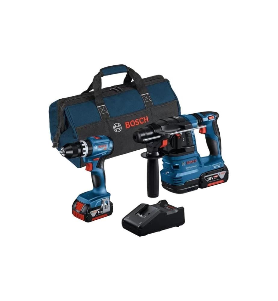BOSCH - Professional Set di utensili per batteria 18 V Combo Kit