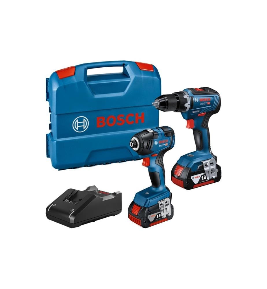 BOSCH - Professional Visseuse sans fil Set GDR 18V-200 + GSR 18V-55