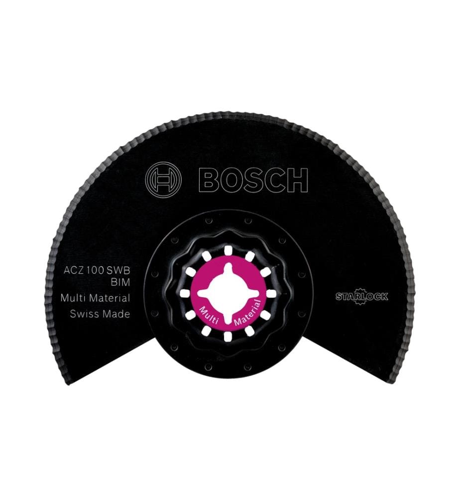 BOSCH - Lames segmentées pour arbres Starlock BIM ACZ 100 SWB, 100 mm