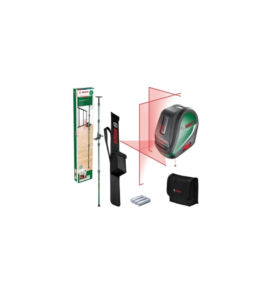 BOSCH - Laser à lignes croisées Universal Level 3 Maxi-Set