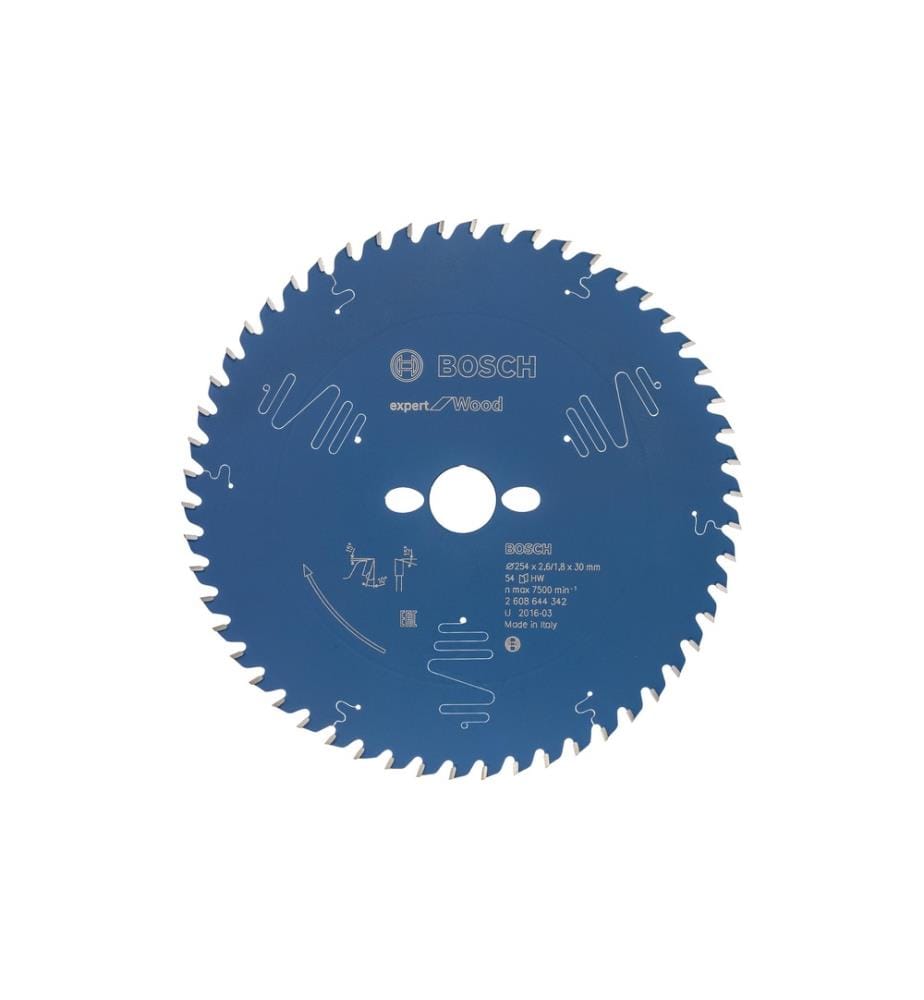 BOSCH - Professional Lame de scie circulaire Expert for Wood 254 x 30 x 2.6 mm, Z 54