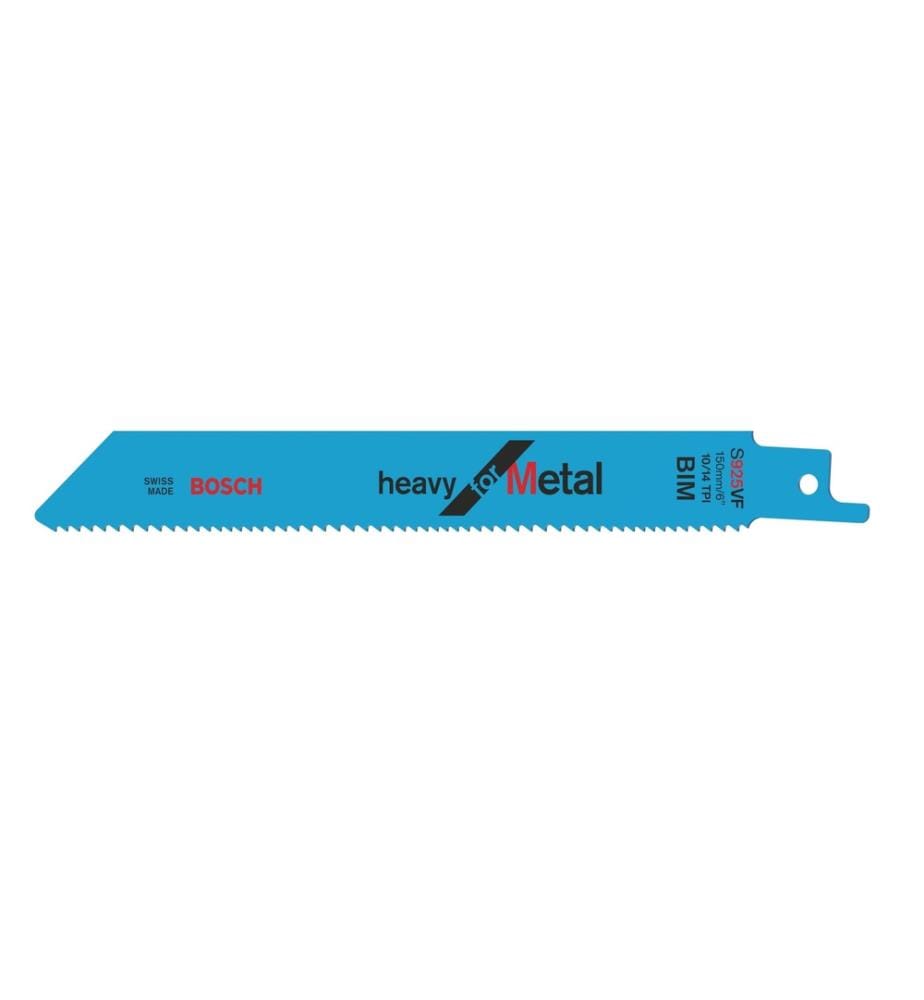 BOSCH - Professional Lame de scie sabre S 925 VF Heavy for Metal, 5 pièces