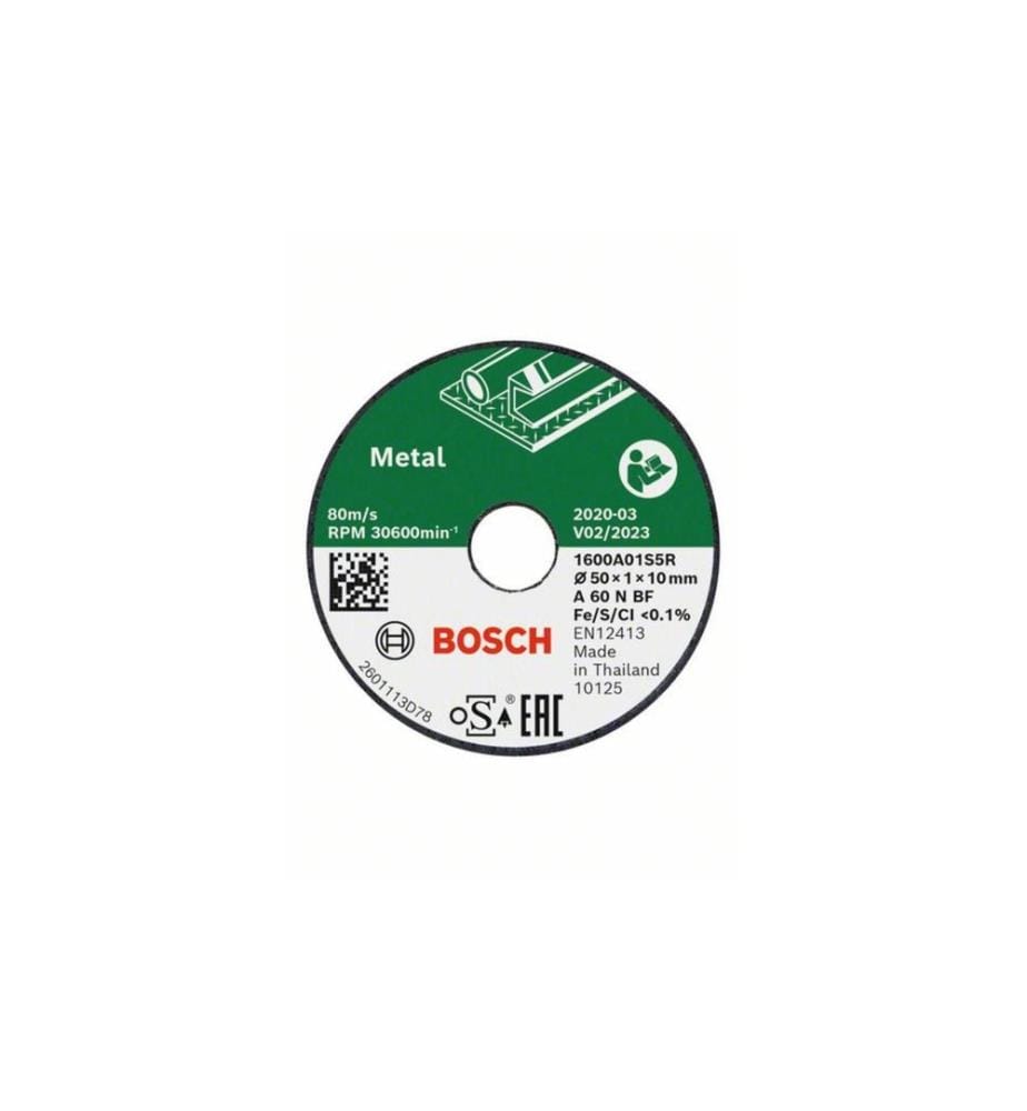 BOSCH - Disque à trancher Métal Ø 50 x 1x10 mm