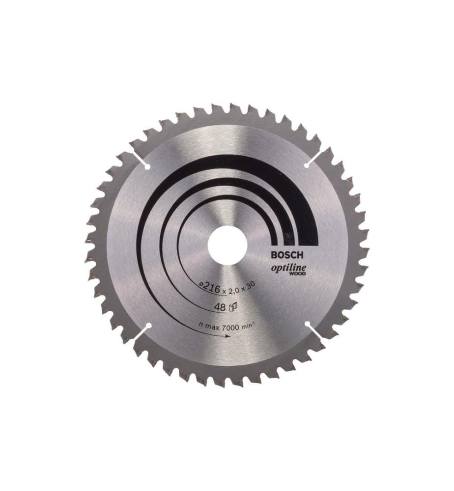 BOSCH - Professional Lame de scie circulaire Optiline Wood Ø 216, 48 dents