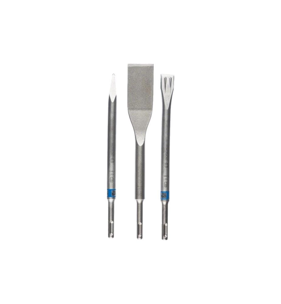 BOSCH - Professional Kits de burins SDS Plus 3 parties