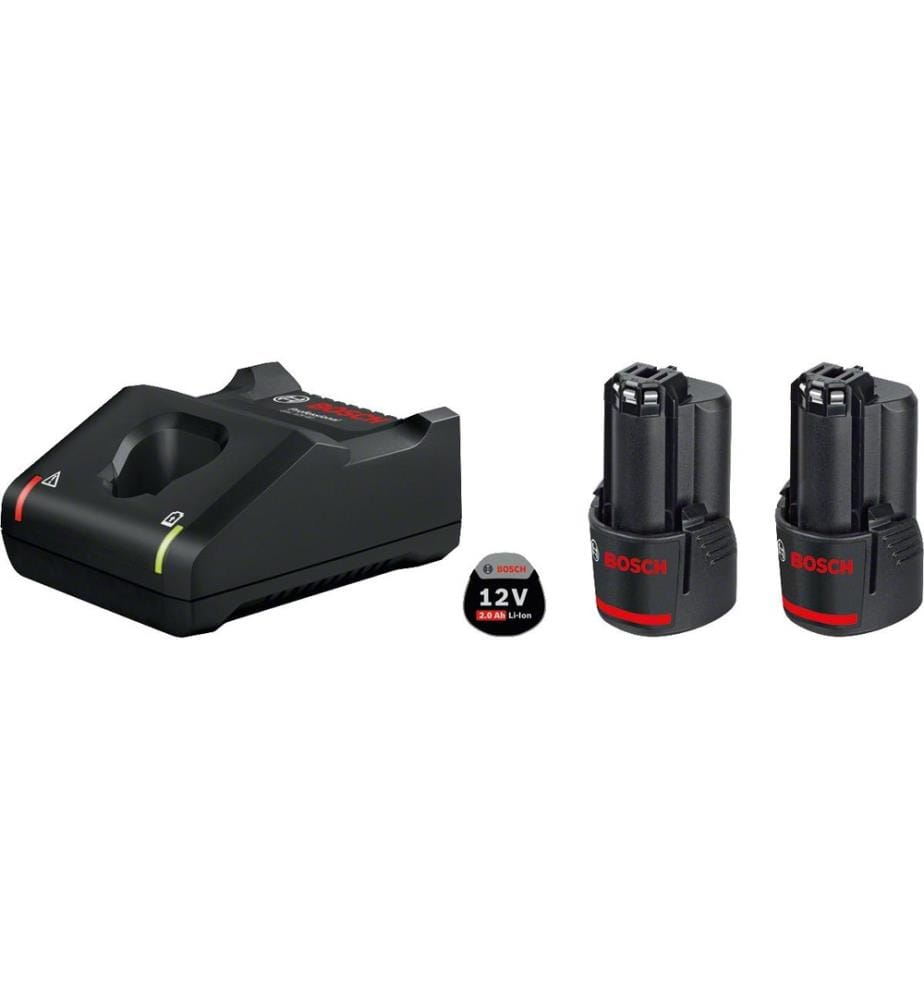 BOSCH - Professional Batteries et chargeurs 2x GBA 12V 2 Ah + GAL 12V-40 trousse de départ