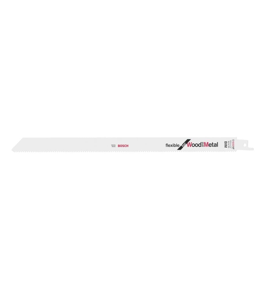 BOSCH - Professional Lame de scie sabre S 1222 VF Flexible Wood and Metal, 5 pièces
