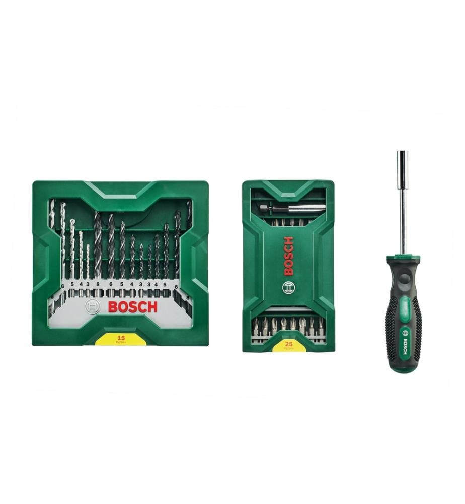 BOSCH - Kits de forets Mini X-Line, 25+15+1 pièces