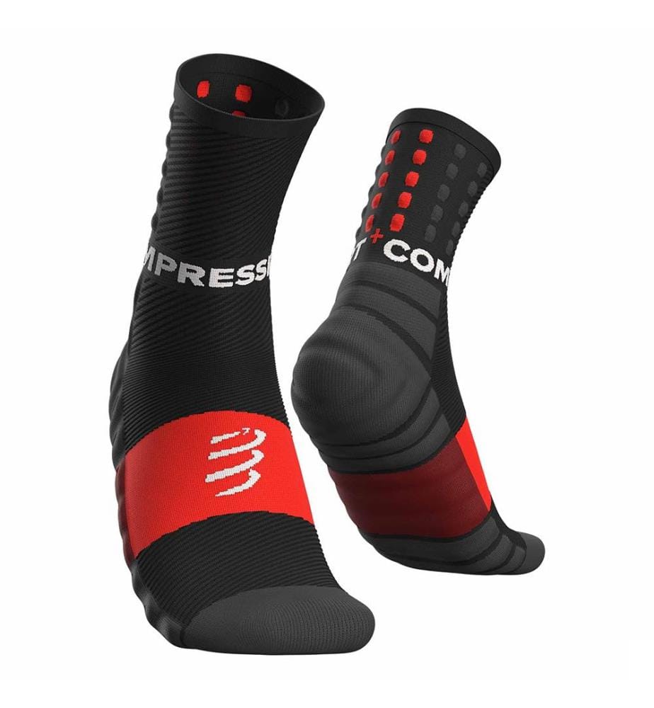 Chaussettes de Compression Shock Absorb - Noir et Rouge