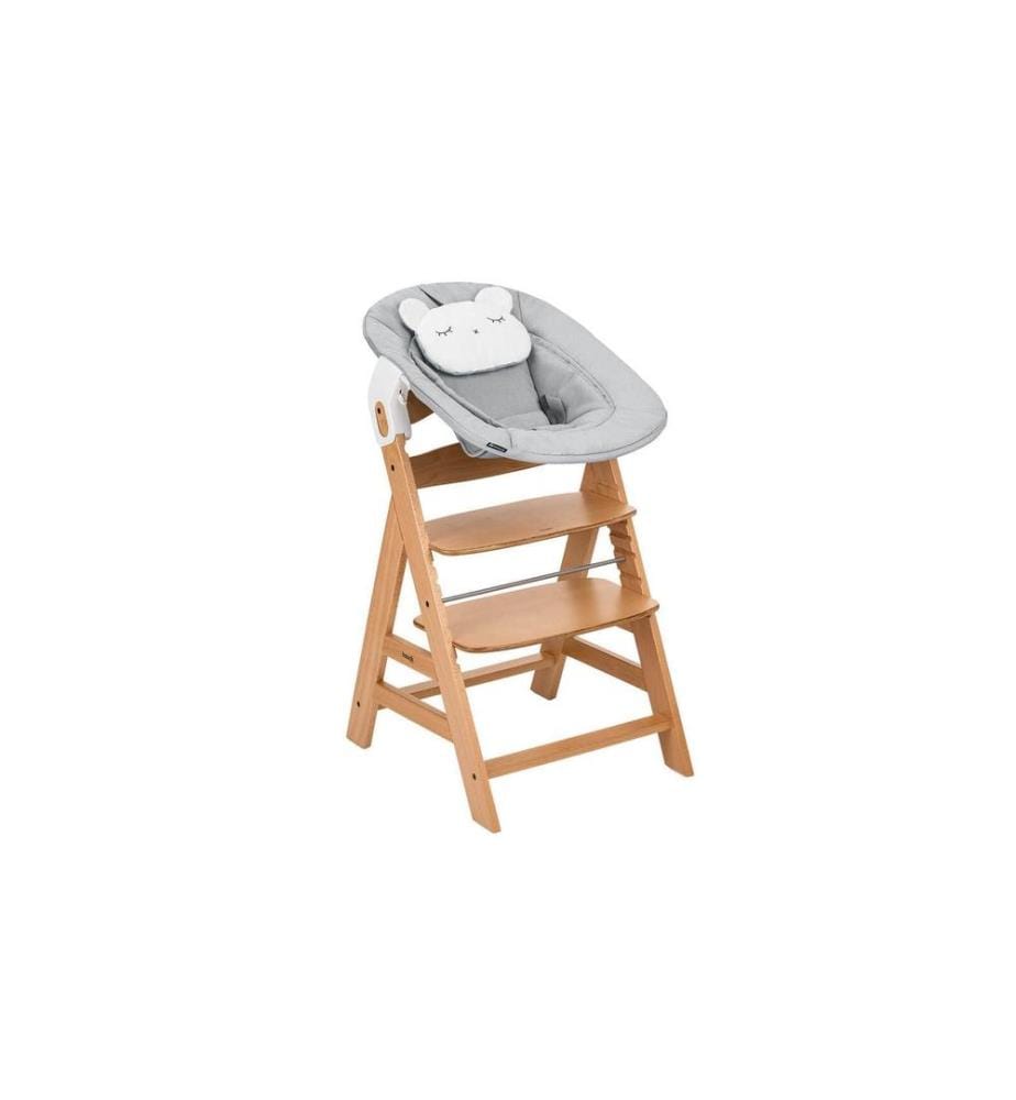 HAUCK - Chaise haute en escalier Alpha Newborn Set Pre Nature Grey