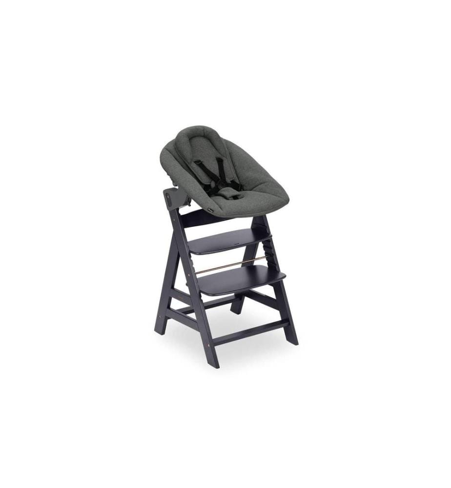 HAUCK - Chaise haute en escalier Alpha Newborn Set Plus Dark Grey