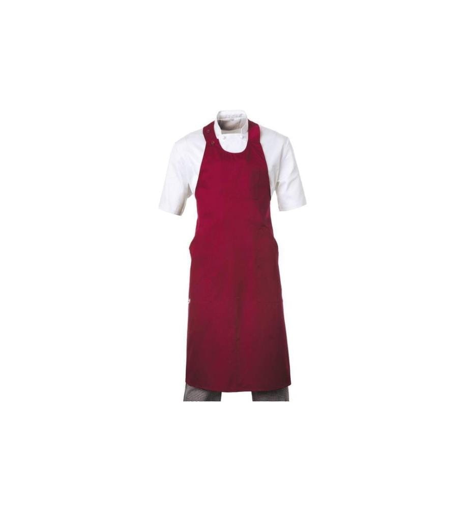 PADERNO - Tablier de cuisine 94 cm x 100 cm Rouge