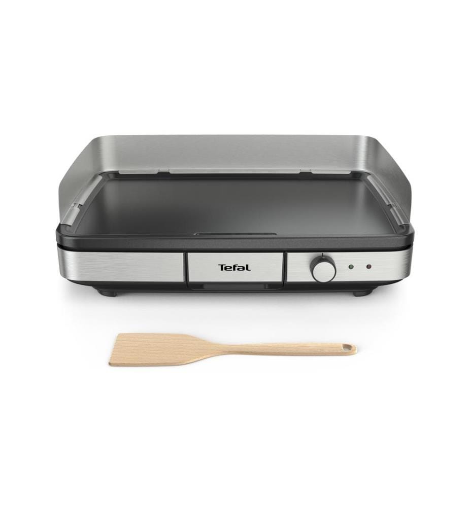TEFAL - Barbecue de table Maxi Plancha Noir/Argenté