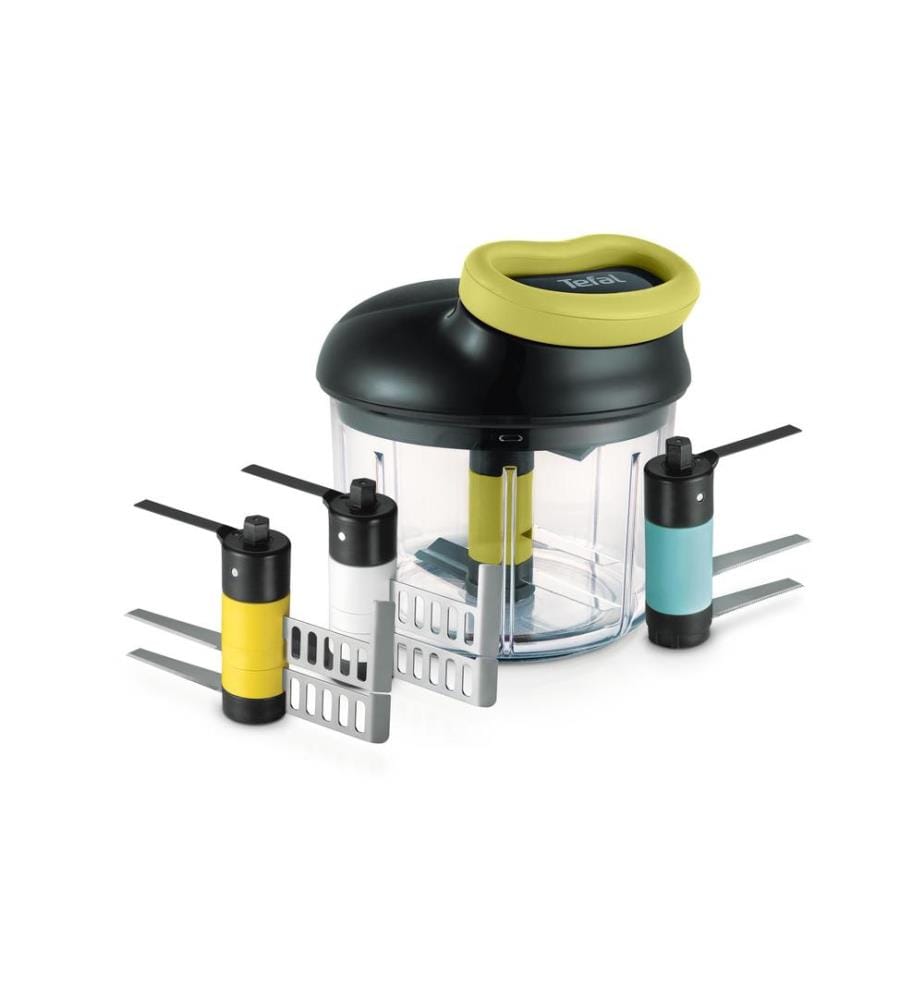 TEFAL - Hachoir Ingenio avec 4 inserts Noir
