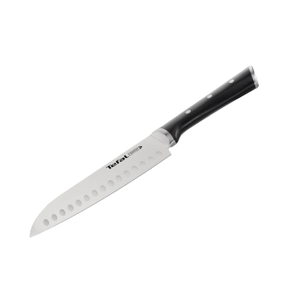 TEFAL - Couteau santoku Ingenio Ice Force Argenté