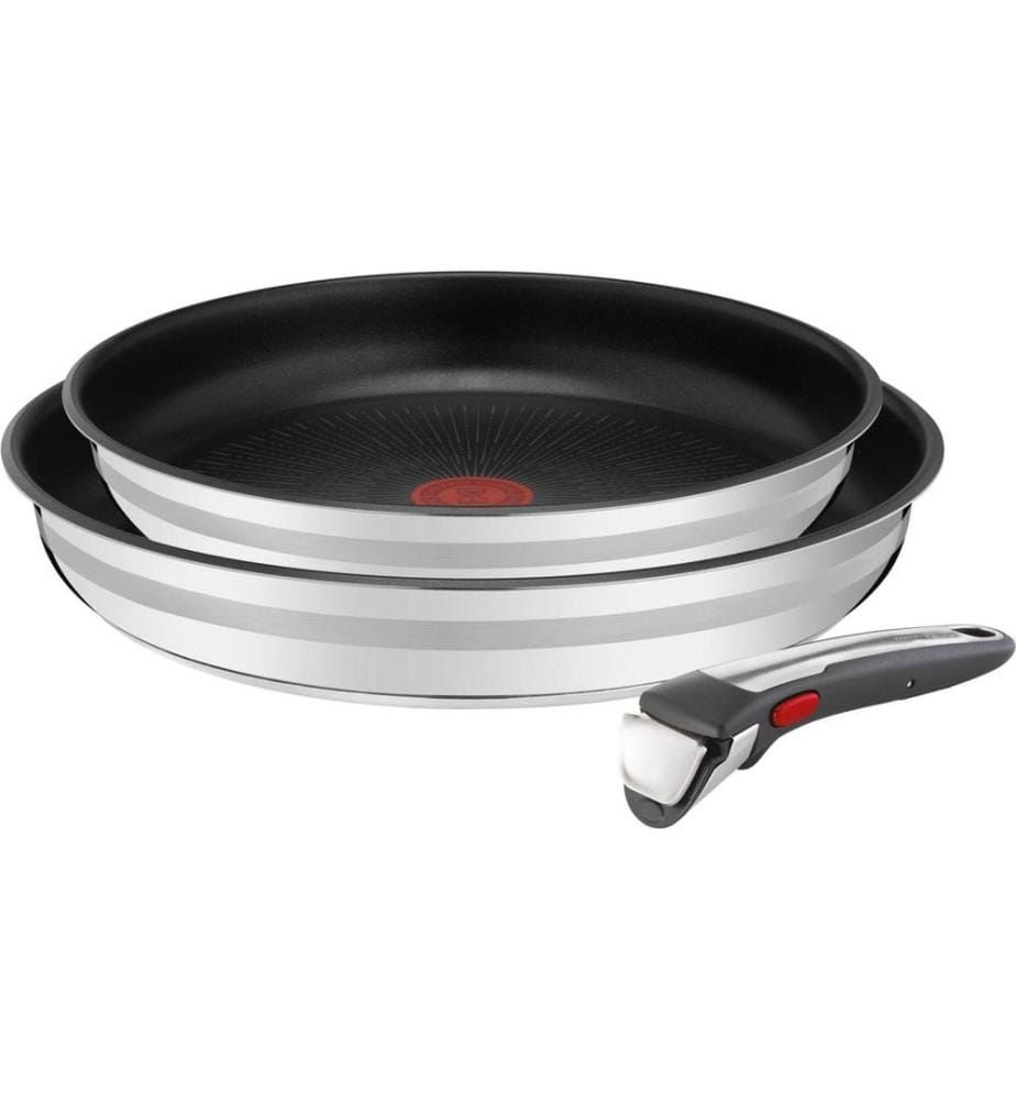 TEFAL - Set de poêle Jamie Oliver Ingenio On 3 pièces 24 cm/28 cm