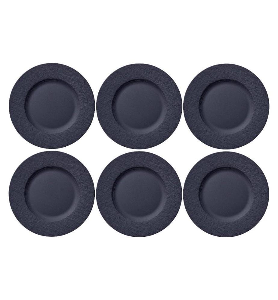 Assiette non décorative Manufacture Rock Ø 27 cm, 6 Pièce/s, Noir