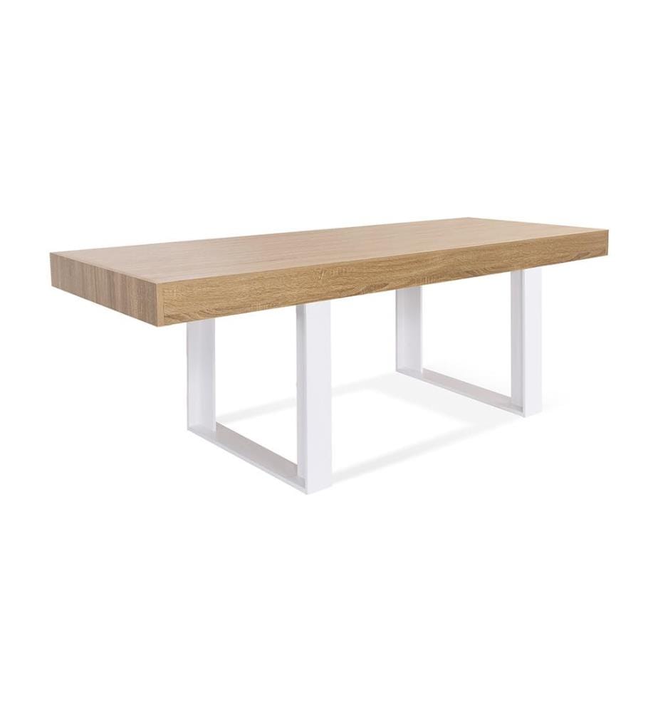 Table de Repas Brixton 225 x 90 x 78 cm - Blanc