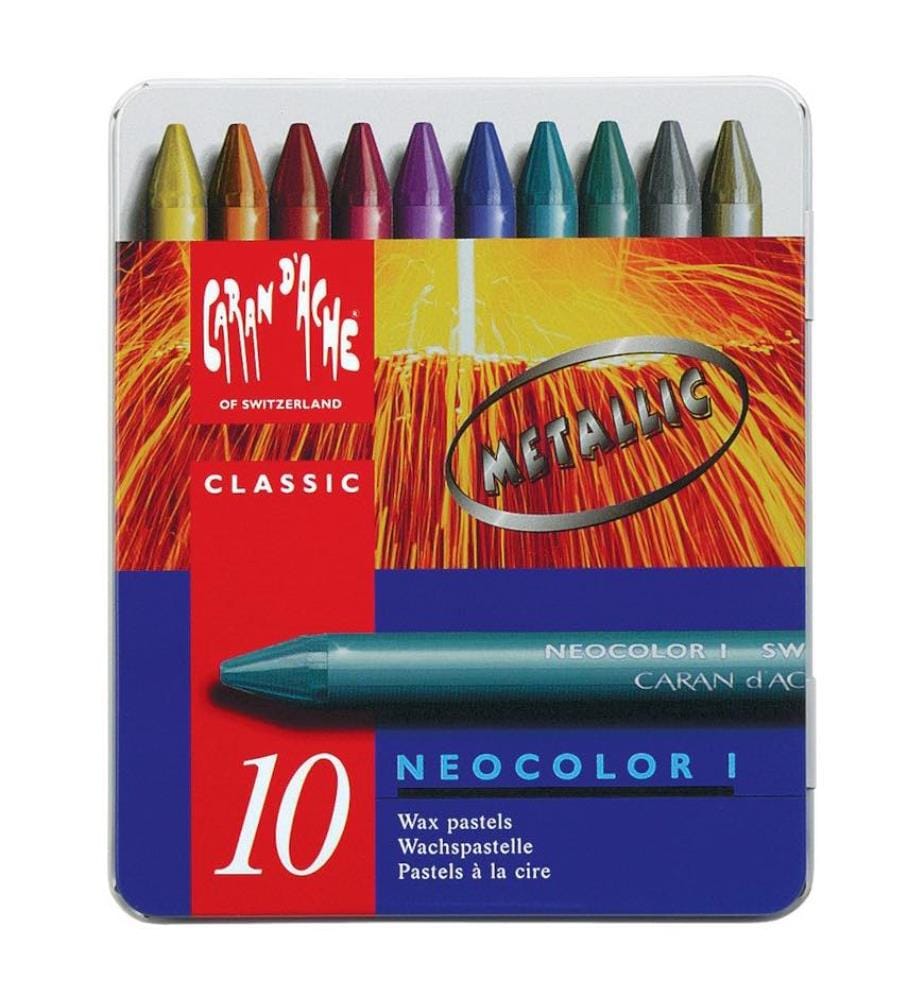 Boîte 10 Pastels Couleurs Métalliques Neocolor® I