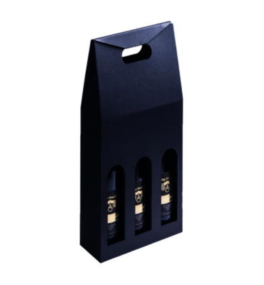 Emballages Portatifs pour Vin, Noir, Premium, Lot de 25 Pièces