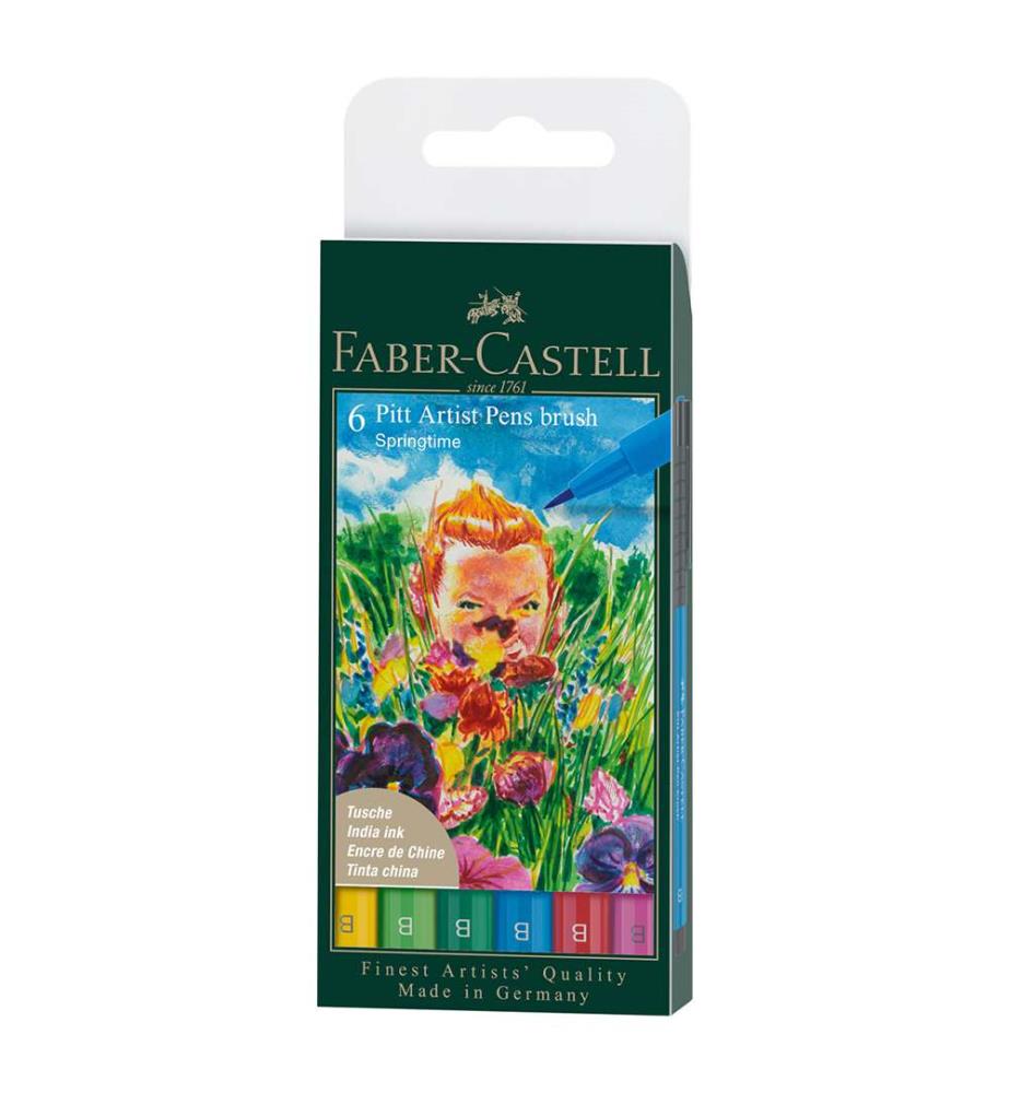 Feutre Pitt Artist Pen B Springtime 6x