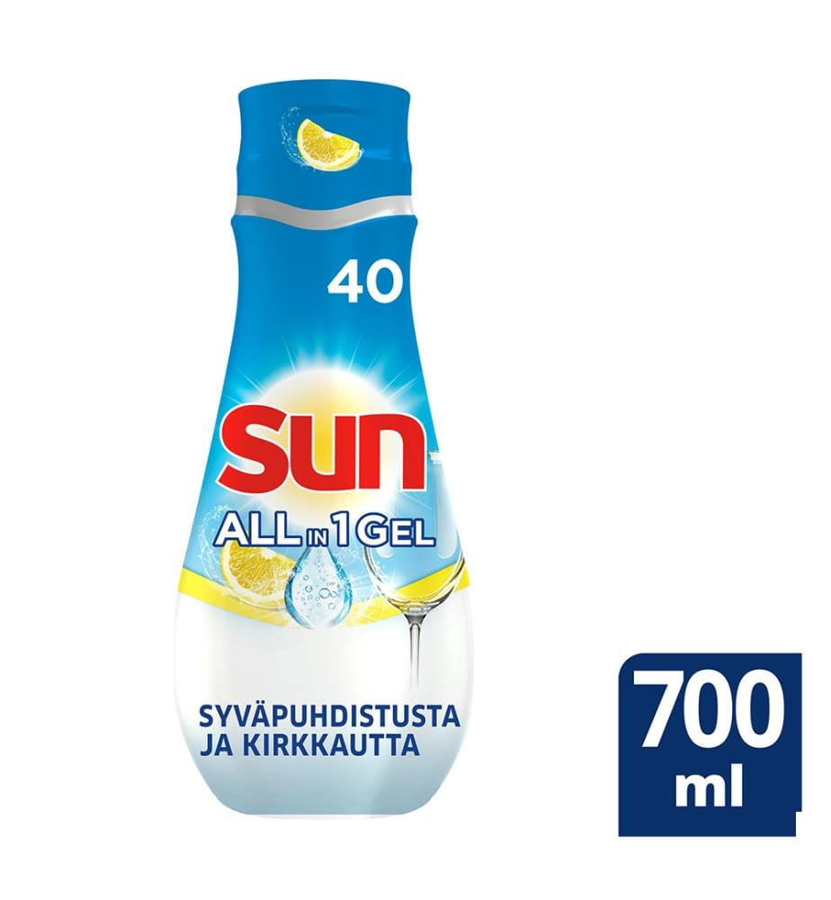 Lot de 2 Gel liquide vaisselle All-in-1 Lemon - 700ml
