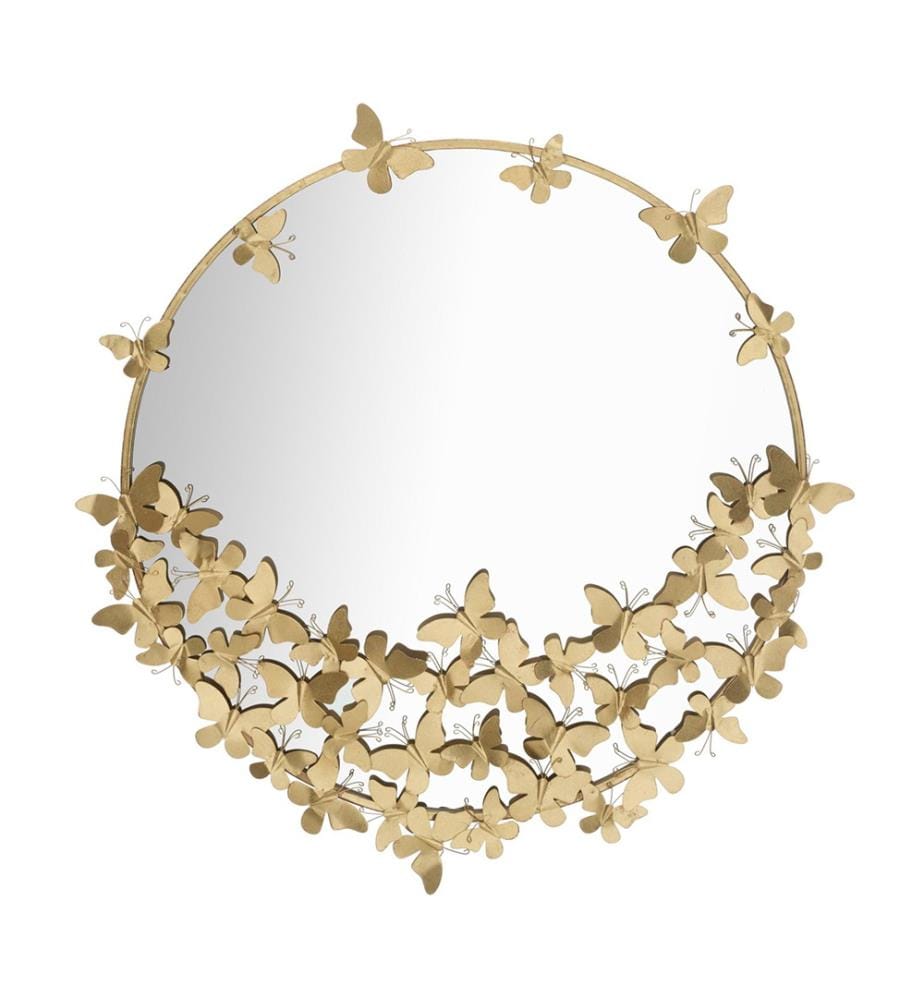 Miroir - Ø 91 cm - Doré
