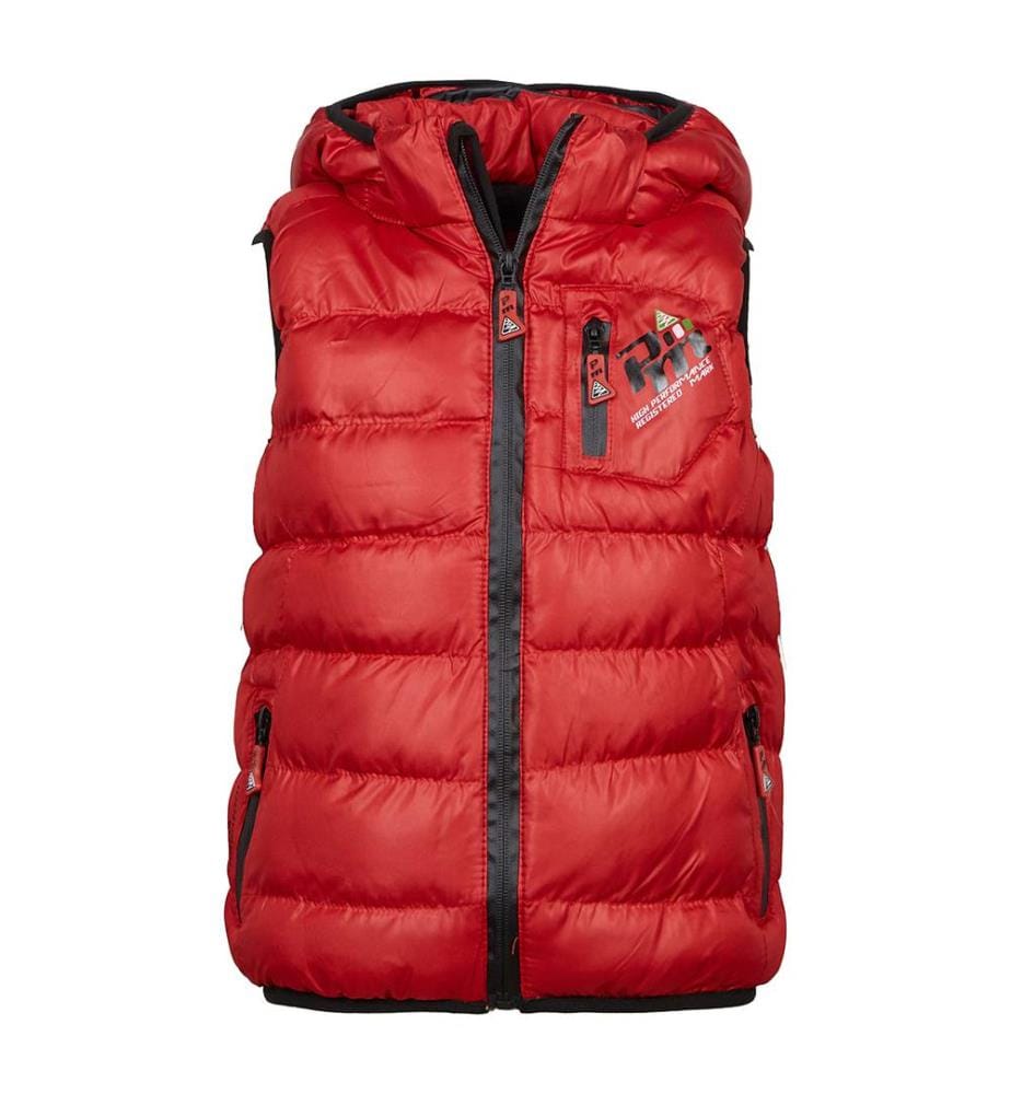 Doudoune Sans Manches Skiwear Ecarti - Rouge
