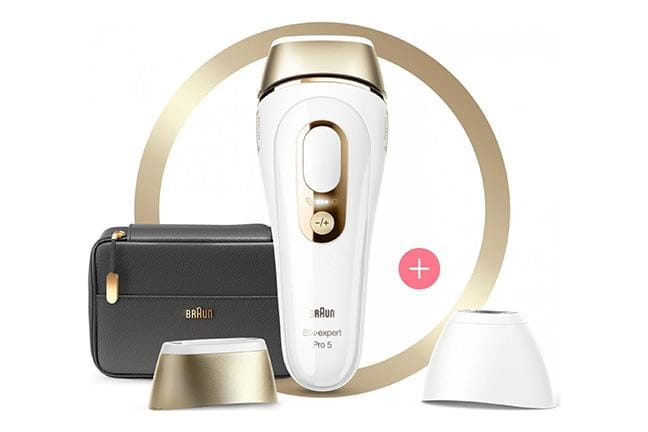 Épilateur Silk-expert Pro 5 PL5140 IPL - Blanc et Or