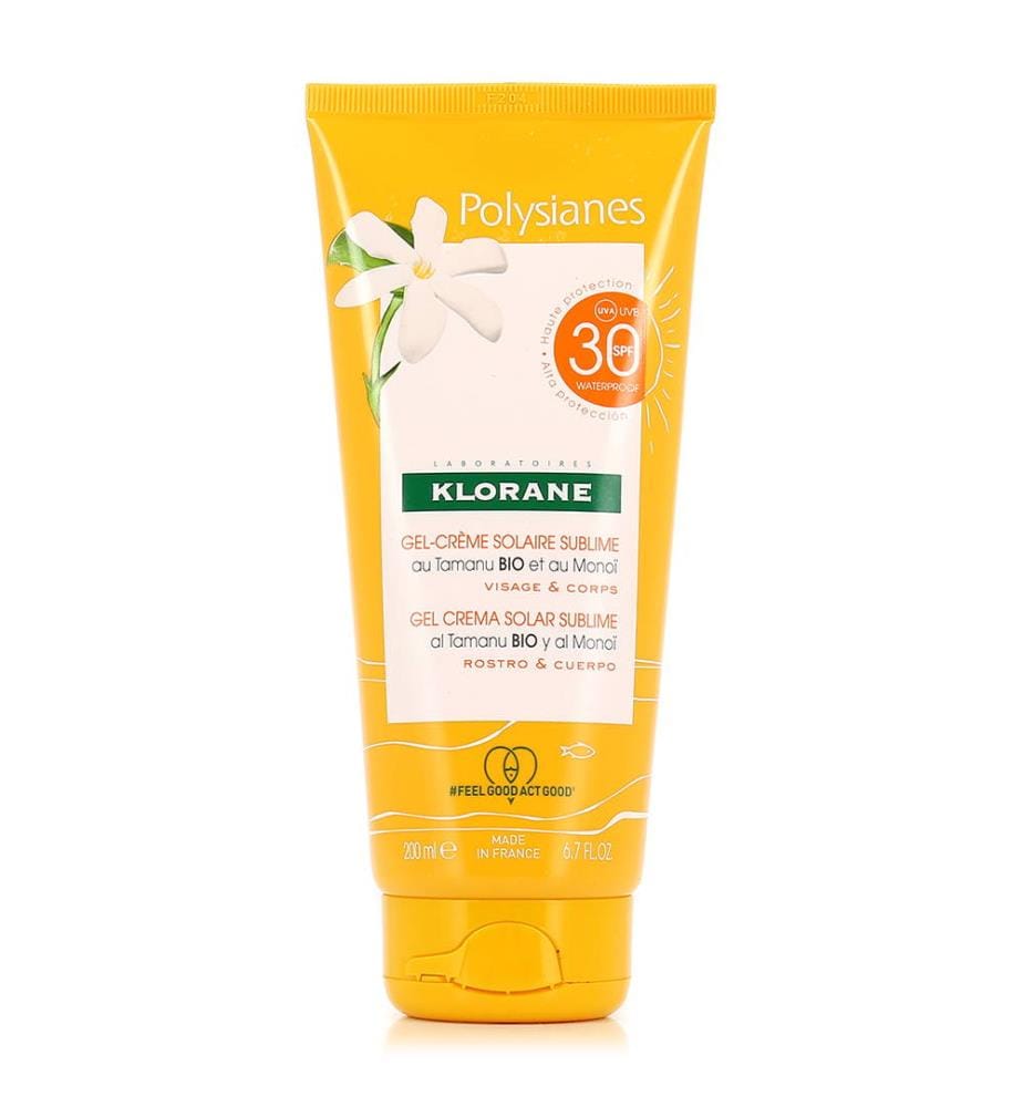 Gel-Crème Solaire Sublime Visage et Corps Polysianes SPF 30 - 200 ml
