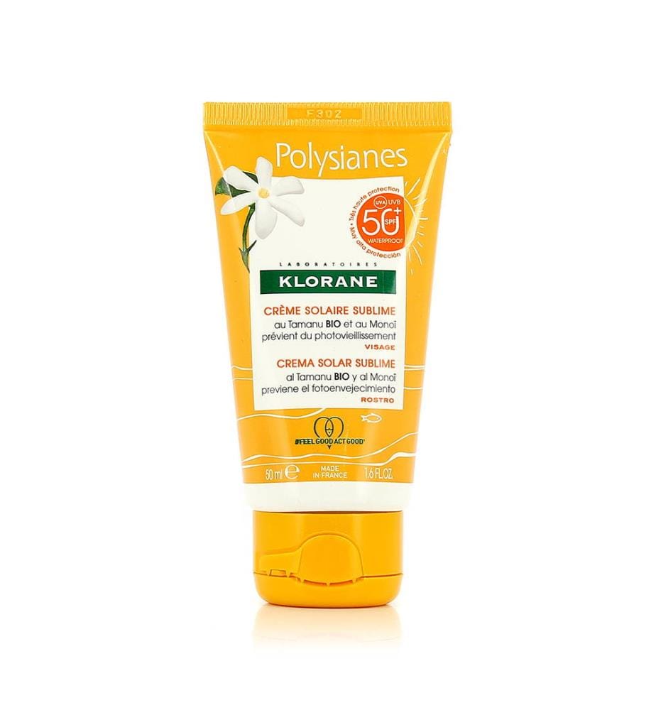 Crème Solaire Sublime Visage Polysianes SPF 50 - 50 ml