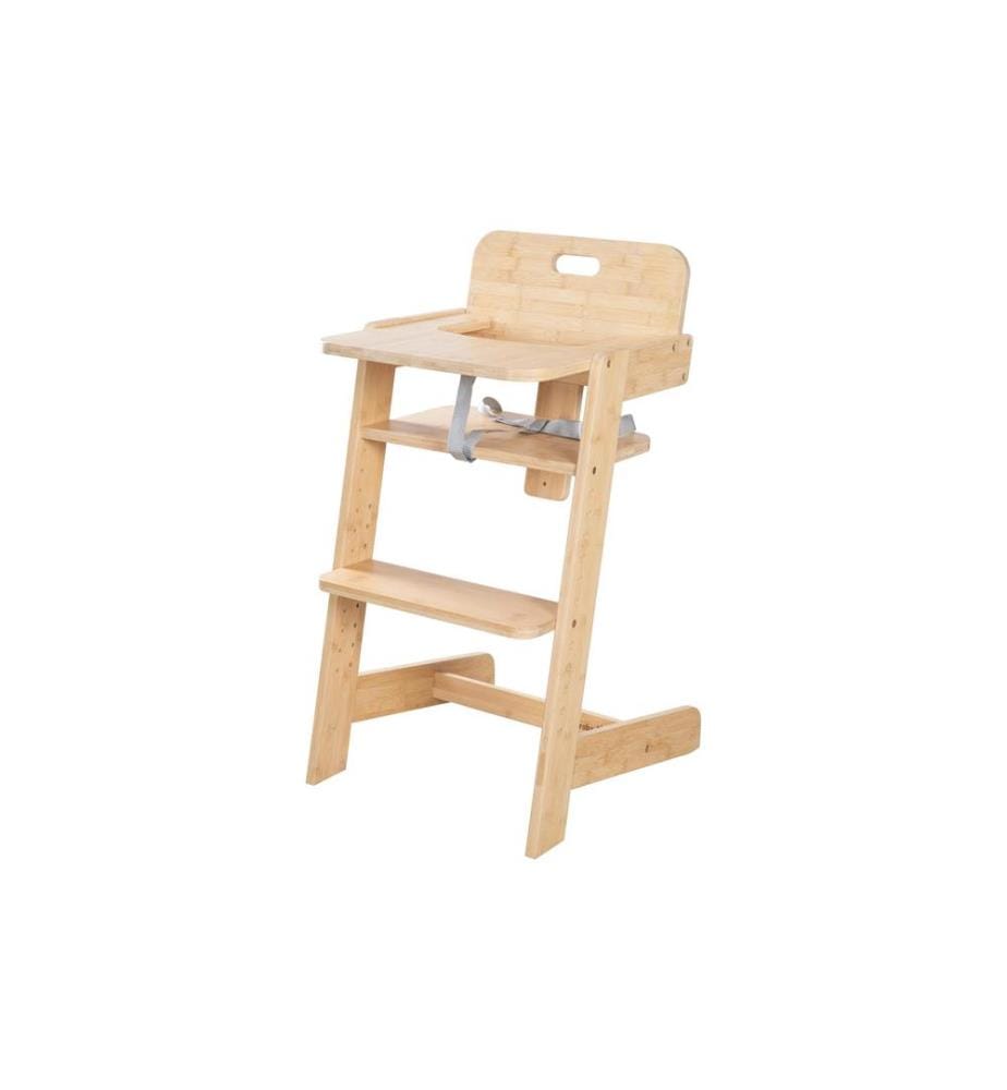 ROBA - Chaise haute en escalier Nature Up Brun clair