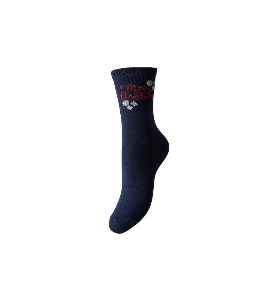 Chaussettes Hautes Ally Christmas - Marine