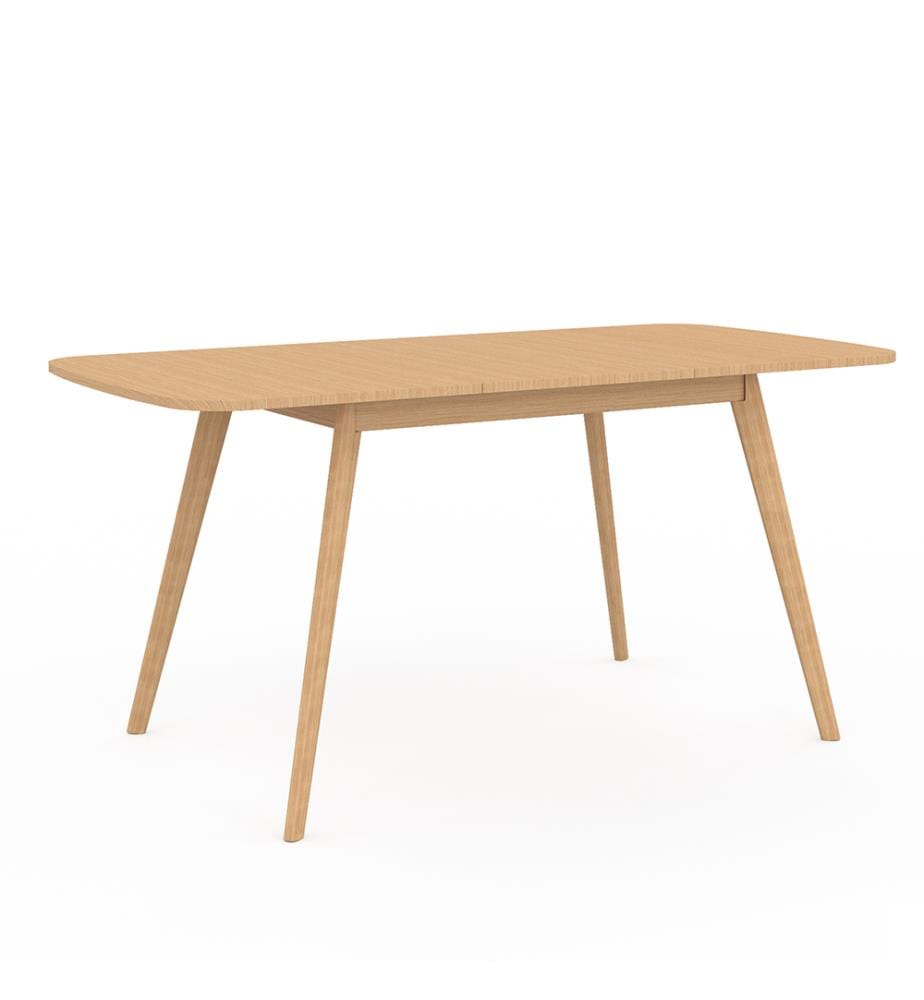 Table repas extensible Venezia 120-160cm - Brun